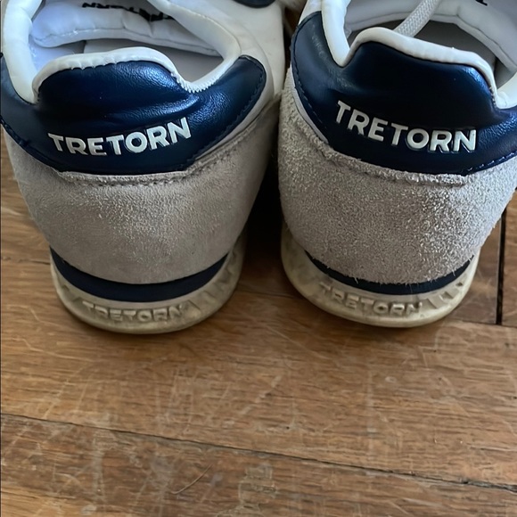 Tretorn White and Blue Athletic Shoes Classic Design - Picture 5 of 6